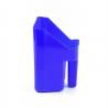 Blue Plastic Feed Scoop , Enclosed Feed Scoop 21.5*15*15cm Strong Plastic Handle