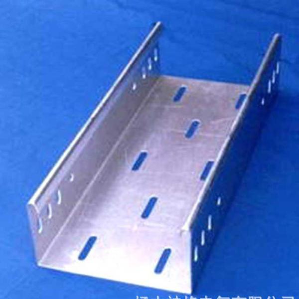 Perforated  Trough Type Cable Tray Powder Coated With Fire Resistance And Long Use Life