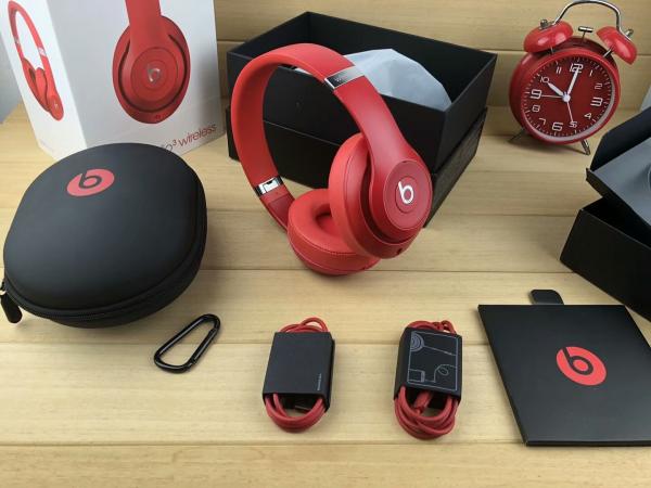 Beats By Dr Dre Studio3 Wireless Over Ear Headphones Red From