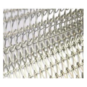 China Decorative Metallic Chain Mesh Belt Chain Link Fence Mesh Fabric supplier