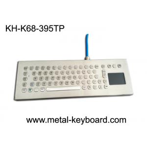China Water-proof desktop industrial 67 keys PC-keyboard layout with touchpad and 3 mouse buttons supplier