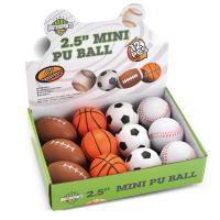 China Promotion Mini Sport PU Stress Ball Round Shape Release Pressure Toy on sale