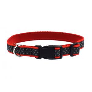 Fashion Neoprene Padded Nylon Dog Collars Reflective , Length 0-60cm