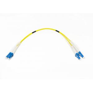 China Customize Length Single Mode Fiber Jumpers , Lc Lc Fiber Patch Cord Low Insertion Loss supplier