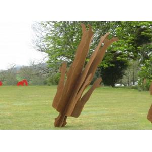 Outdoor Life Size Corten Steel Sculpture Rusty Garden Metal Figure Sculpture