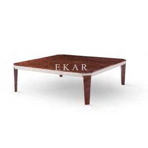 China Square Simple Design Wooden Modern Coffee Table W006H1L supplier
