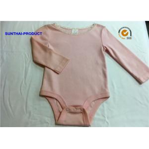 China New Styling Cute Baby Girl Rompers , 100% Cotton Baby Girl Long Sleeve Onesies supplier