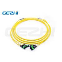 China 48F MPO(Female) - MPO(Female) 3.0mm LSZH Fiber Optic Patch Cable / Trunk Cable on sale
