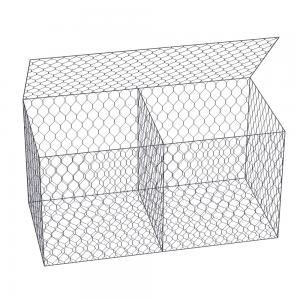 China COC Gabion Fence Baskets Standard Size 2x1x1 M High Zinc Galvanized supplier