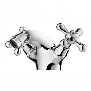 China Chrome Cross  Two Handle Bathroom Faucet supplier
