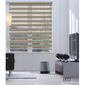 Double Layer High quality automated zebra shades day night window blinds Light Filtering