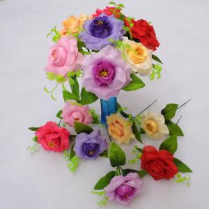 China artificial silk flowers wholesale supplier