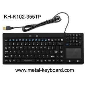 China Waterproof USB Interface Industrial PC Keyboard 106 Keys No Noise With Touchpad wholesale