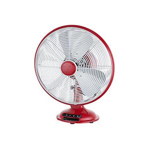 60Hz 12 Electric Chrome Vintage Style Desk Fan Oscillating For Living Room Garage