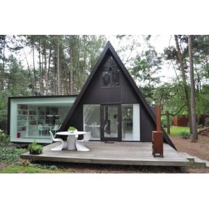 Prefab House Kits , Modern Light Steel Frame Bungalow，Holiday resort triangle house, mobile house,wooden house