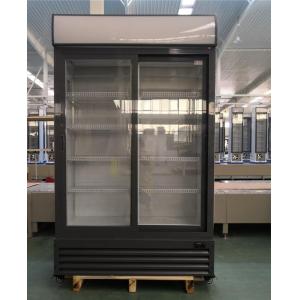 China upright glass door beverage display cooler and refrigeration display cabinet supplier