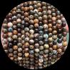 China Variedad Varias formas redondas Plata Obsidiana Piedra solar Natural Perlas de piedra pulida wholesale