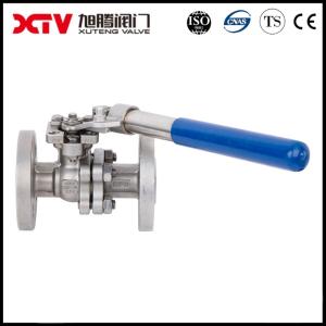 China Industrial Usage and Flange Ball Valve Full Bore with Dead Man Spring Return Handle supplier