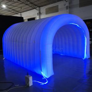 Customized Giant Inflatable Tunnel Sport Tunnel Advertising Tunnel Tent With LED Light