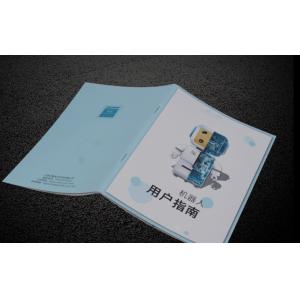 Litho 6C Instruction Booklet Printing 157gsm Staples Brochure Printing