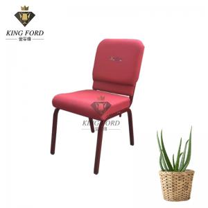 25*25*1.2mm Moulded Foam Seat Stacking Church Chair 7kgs