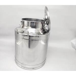 China Food grade 304 Stainless Steel Milk Can 50 Liters Large Capacity supplier