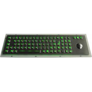 Metal impermeável o teclado Backlit de USB com 81 chaves comprime o teclado iluminado