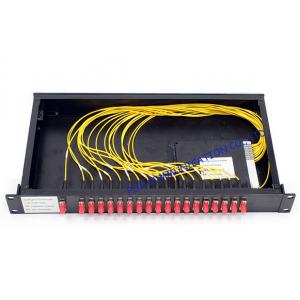 China Rack Mount cwdm multiplexer / FC Connector Athermal AWG Module high speed supplier