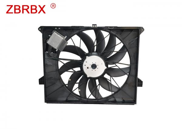 Black Mercedes Radiator Fan Direct Replacement Type High Performance 164-500