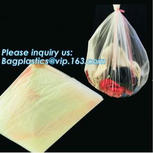 Pva Water Soluble Trip Laundry Bags Pva Plastic Bag, Disposable Water Soluble PVA Bag For Hospital Infection