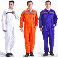 China White Plus Size Fire Resistant Workwear 100% Cotton For Coal Mine Industry on sale
