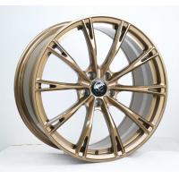 China Bronze Paint Monoblock Forged Wheels For Audi A4 Concave 1 Piece Custom Rims on sale