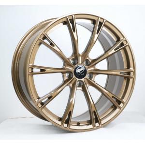 Bronze Paint Monoblock Forged Wheels For Audi A4 Concave 1 Piece Custom Rims