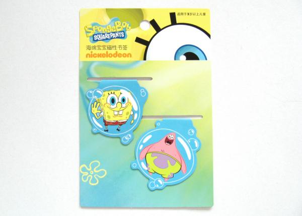 Folding Fun Rubber Personalized Magnetic Bookmarks for Tourist Souvenir ,