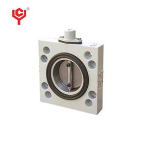 Manual DN80 Butterfly Valve Vacuum 105℃  High Performance 180mm