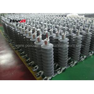 46KV Horizontal Composite Line Post Insulator With Clamp Top And Gain Base