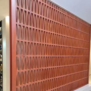 China Modern Simple Design Partition Wall Lightweight Decorative Terracotta Brick Privacy Screen Panel supplier