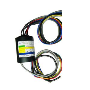 China Compact Size Through Hole Slip Ring 5 Circuits Ethernet supplier