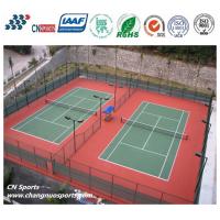 China CN-S02 High Adhesion and Weatherability SPU Tennis Court System and Protect The Athletes' Joints Flooring on sale