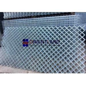 China Rhombus Opening Hot Dipped Galvanized Welded Wire Mesh , Stainless Steel Wire Mesh Panels supplier