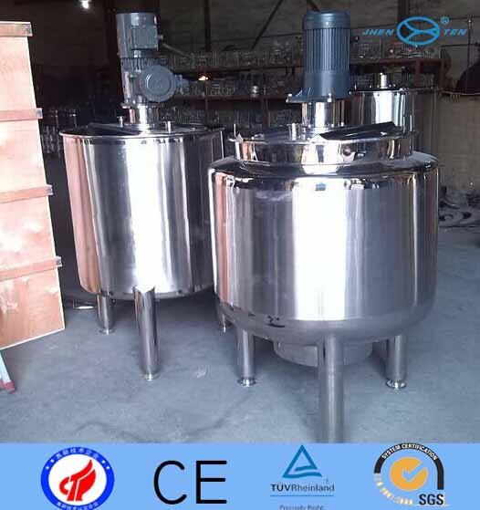 800L Inox Sanitary Cstr Continuous Stirred Tank Reactors With Mixer Stainless