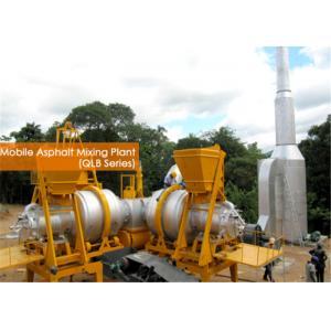 China 10 Tons Capacity Hot Asphalt Mixing Plant With Auto Control Manually PLC Control System supplier