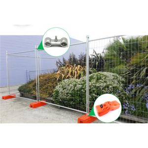 ISO9001 Temporary Security Fence Weld Mesh Pool Fencing White Orange