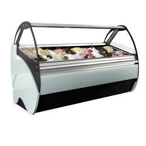 Hot Sale Ice Cream Cake Display Freezer Machine Ice Cream Display Freezer / Display Freezer Gelato Showcase