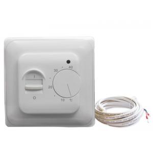 China Professional Manual Heated Floor Thermostat 230VAC IP20 Radiant Heat Thermostat supplier