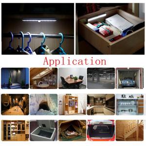 China super bright led battery operated ir infrared motion sensor night light lamp bar under cabinet light cool white supplier
