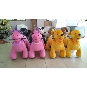 China Hansel popular walking ride on mall plush toy rides baby walking horse toys supplier