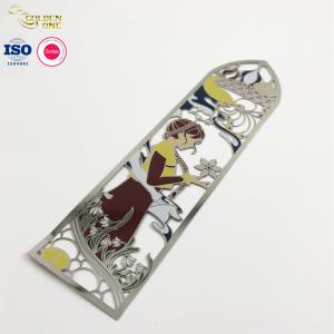 Wholesale Custom Cartoon Style Book Mark Creative Birthday Gift   Printing Bookmarks Souvenir Metal Bookmark