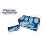 China Sugar Free Refreshing Peppermint Hard Candy , Blue Mint Hard Candy Oval Shaped wholesale