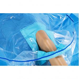 Surgical Knee Arthroscopy Drape Blue Green SMS Drape